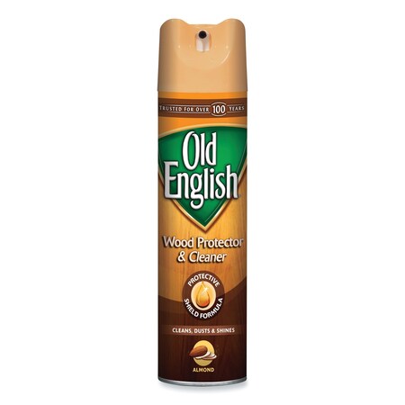 Old English® Furniture Polish, Almond Scent, 12.5 oz Aerosol Spray, PK12 62338-77677